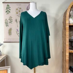 Soft Surroundings Asymmetric Tunic Top Forest Fairy Grunge Whimsigoth Witchy L